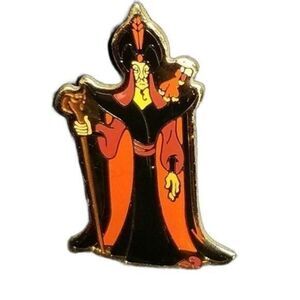 Disney Aladdin Jafar Pin Villains Standing with Staff Pin 5263 Iago Parrot Bird